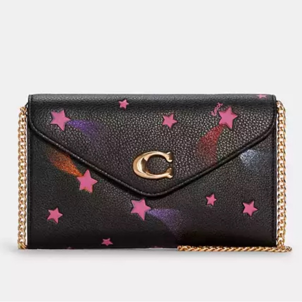 COACH | Tammie Clutch Crossbody With Disco Star Print